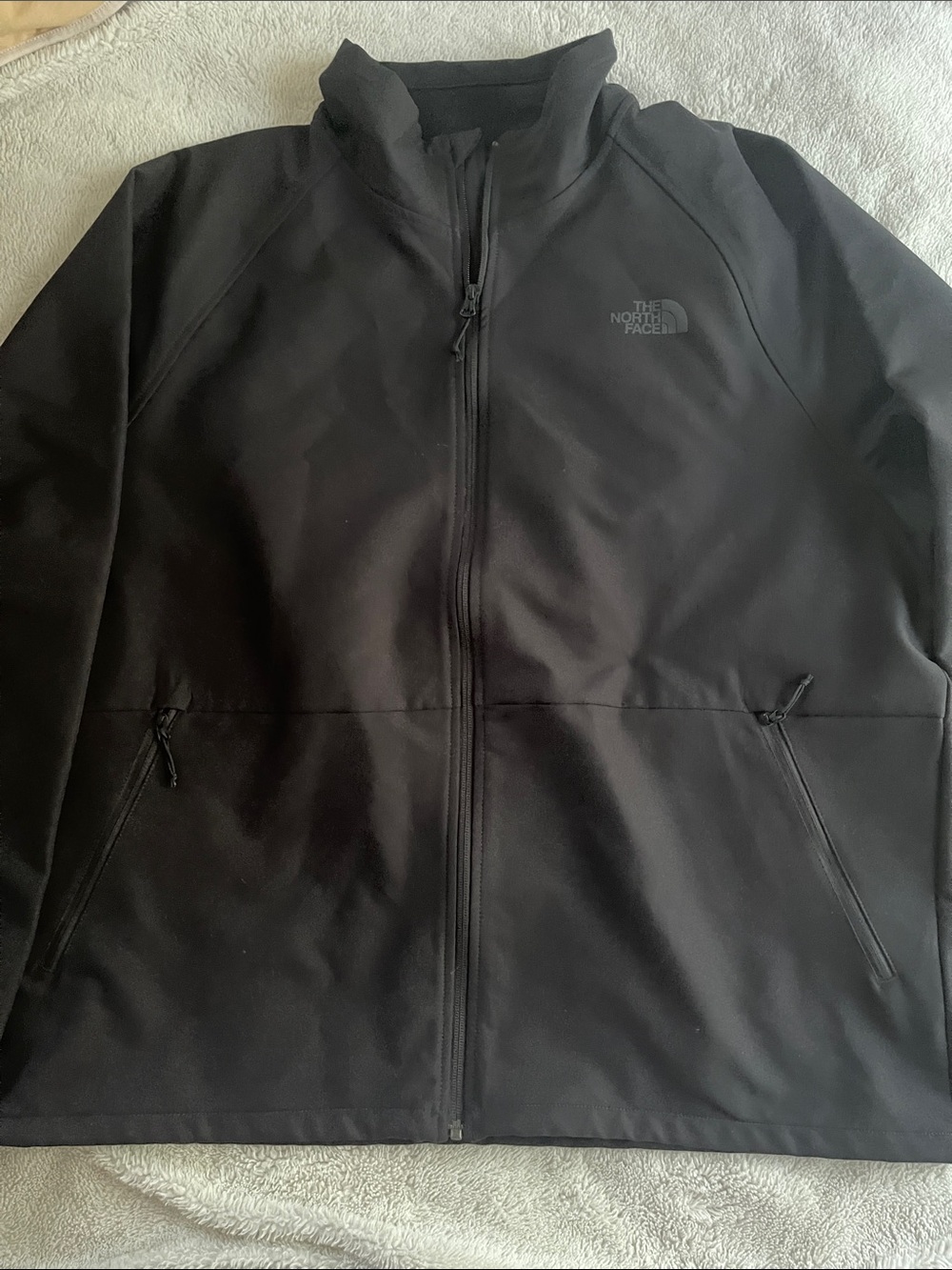 The North Face Men's Black Full Zip Windbreaker 2XL